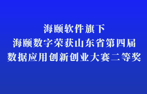 壹定发软件旗下壹定发数字荣获山东省第四届数据利用创新创业大赛二等奖